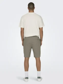ONSLINUS 0007 COT LIN SHORTS NOOS fallen rock