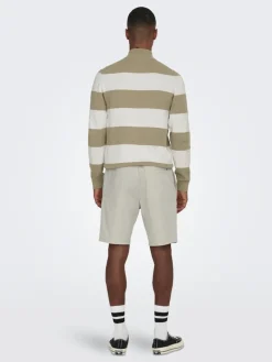ONSLINUS 0007 COT LIN SHORTS NOOS silver lining