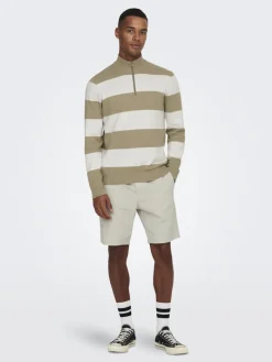 ONSLINUS 0007 COT LIN SHORTS NOOS silver lining