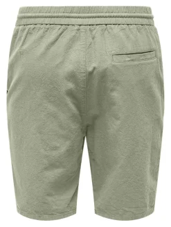 ONSLINUS 0007 COT LIN SHORTS NOOS tea