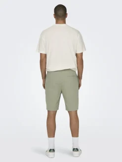 ONSLINUS 0007 COT LIN SHORTS NOOS tea