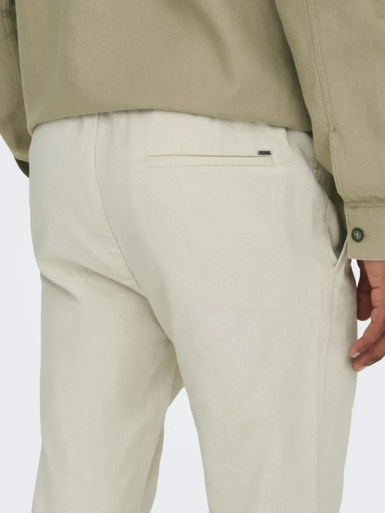 ONSLINUS CROP 0007 COT LIN PNT NOOS silver lining