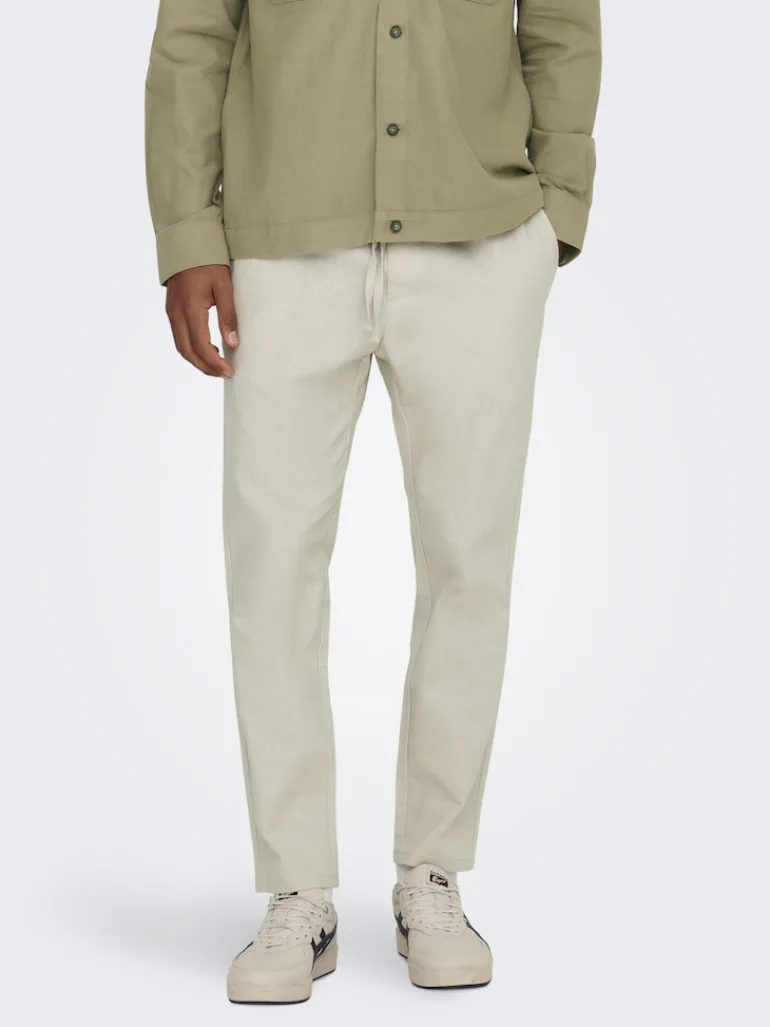 ONSLINUS CROP 0007 COT LIN PNT NOOS silver lining
