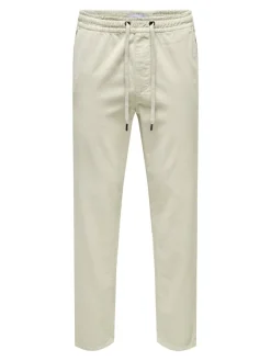 ONSLINUS TAP CORDUROY 0185 PANT NOOS silver lining