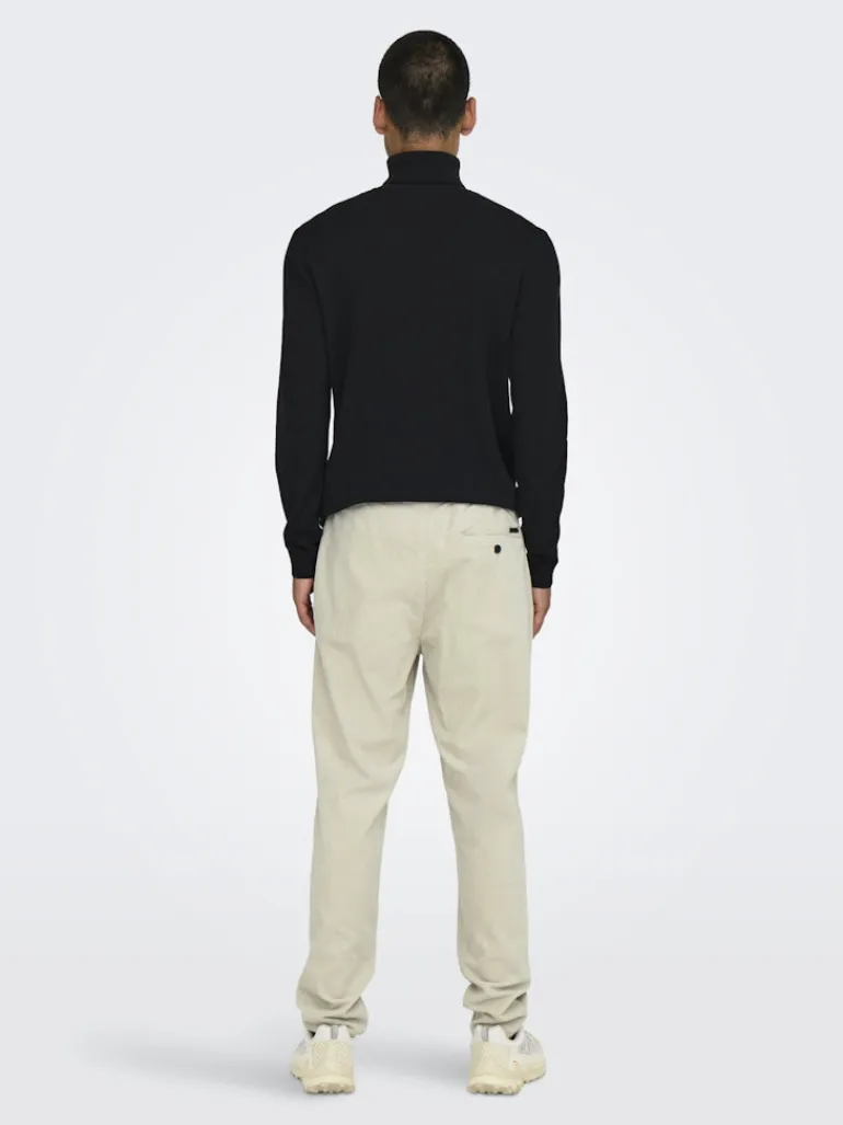 ONSLINUS TAP CORDUROY 0185 PANT NOOS silver lining