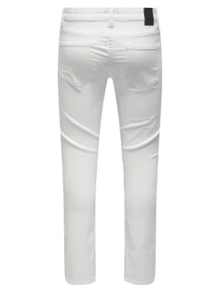 ONSLOOM LIFE SLIM TWILL 4452 PANT white