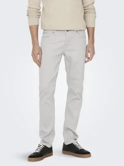 ONSLOOM LIFE SLIM TWILL 4452 PANT white