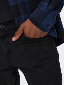 ONSLOOM SLIM BLACK 0448 PIM DNM NOOS black denim