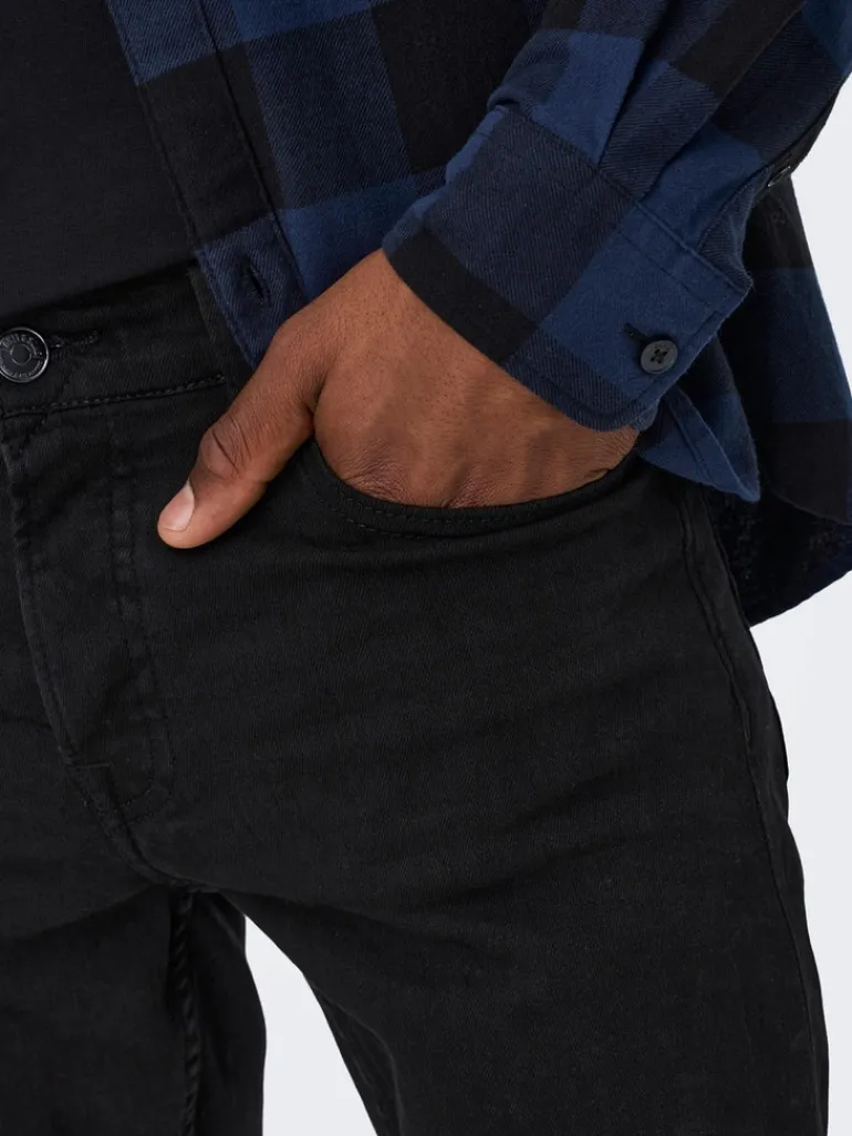 ONSLOOM SLIM BLACK 0448 PIM DNM NOOS black denim