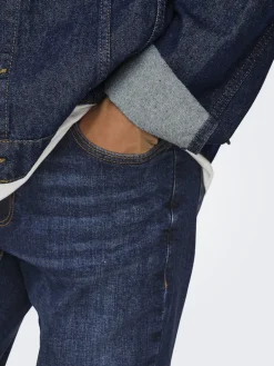 ONSLOOM SLIM DB 6749 MAT DNM NOOS dark blue denim