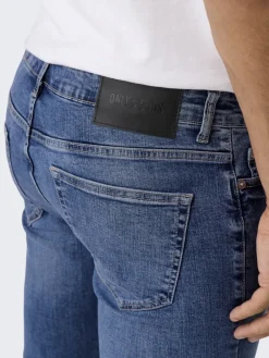 ONSLOOM SLIM MB 6756 MAT DNM NOOS medium blue denim