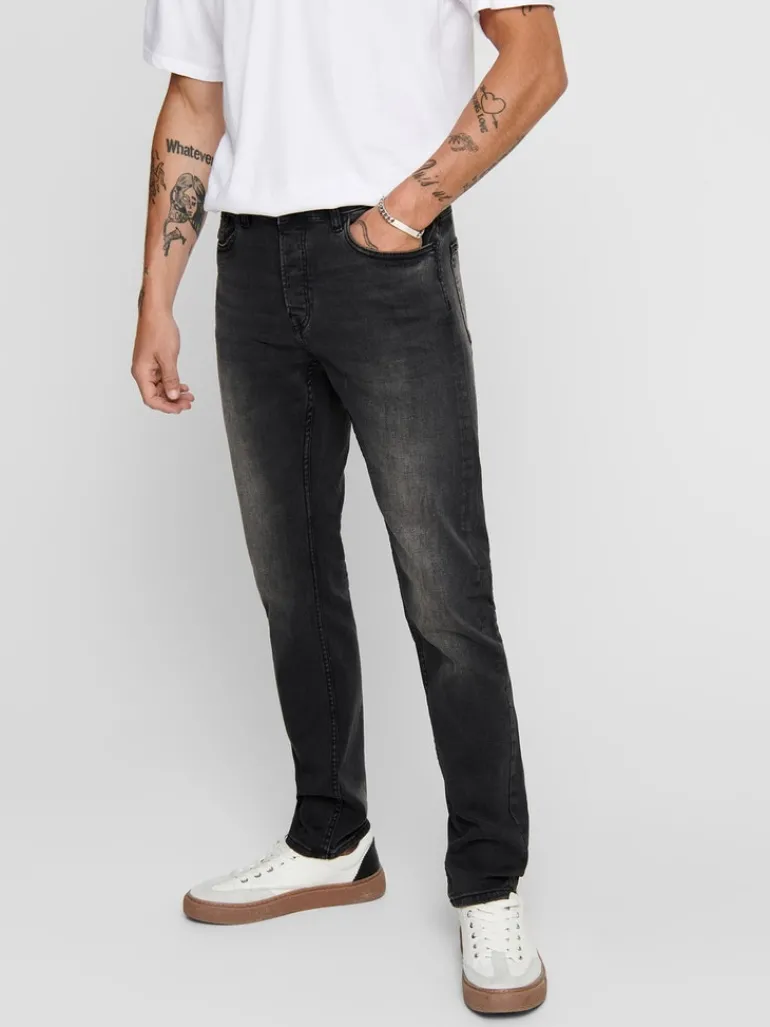 ONSLOOM SLIM WASH BLK 0447 DIA DNM NOOS black denim
