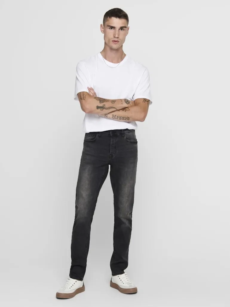 ONSLOOM SLIM WASH BLK 0447 DIA DNM NOOS black denim