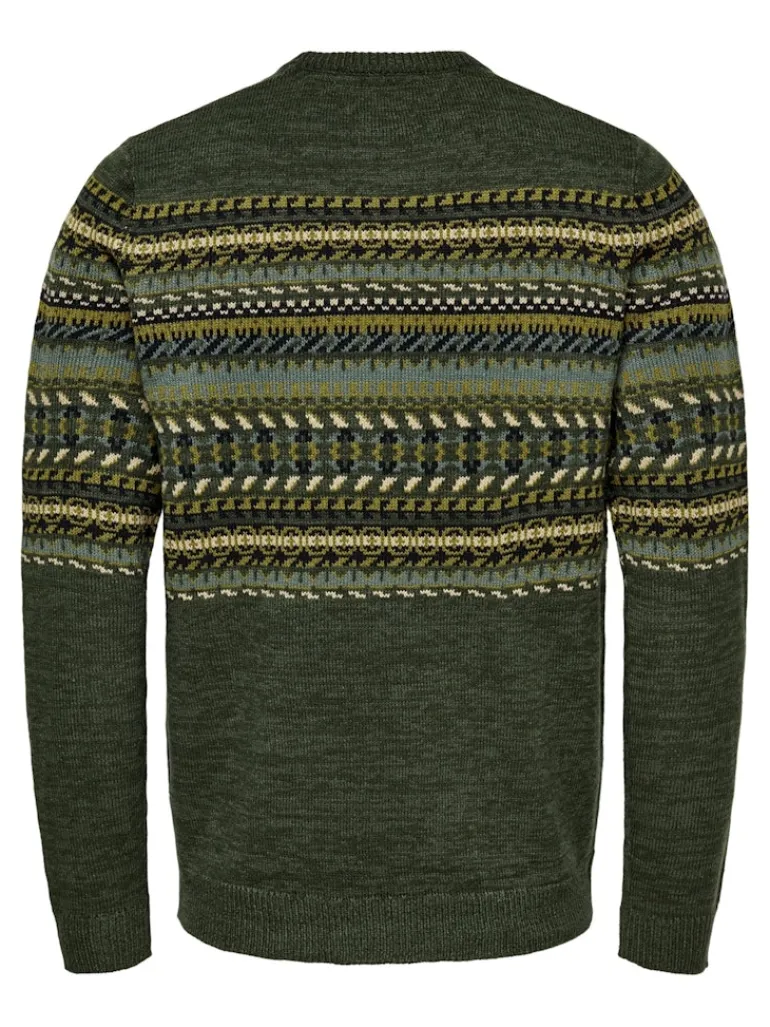 ONSLUDVIG 7 CHEST JAQ KNIT deep depths