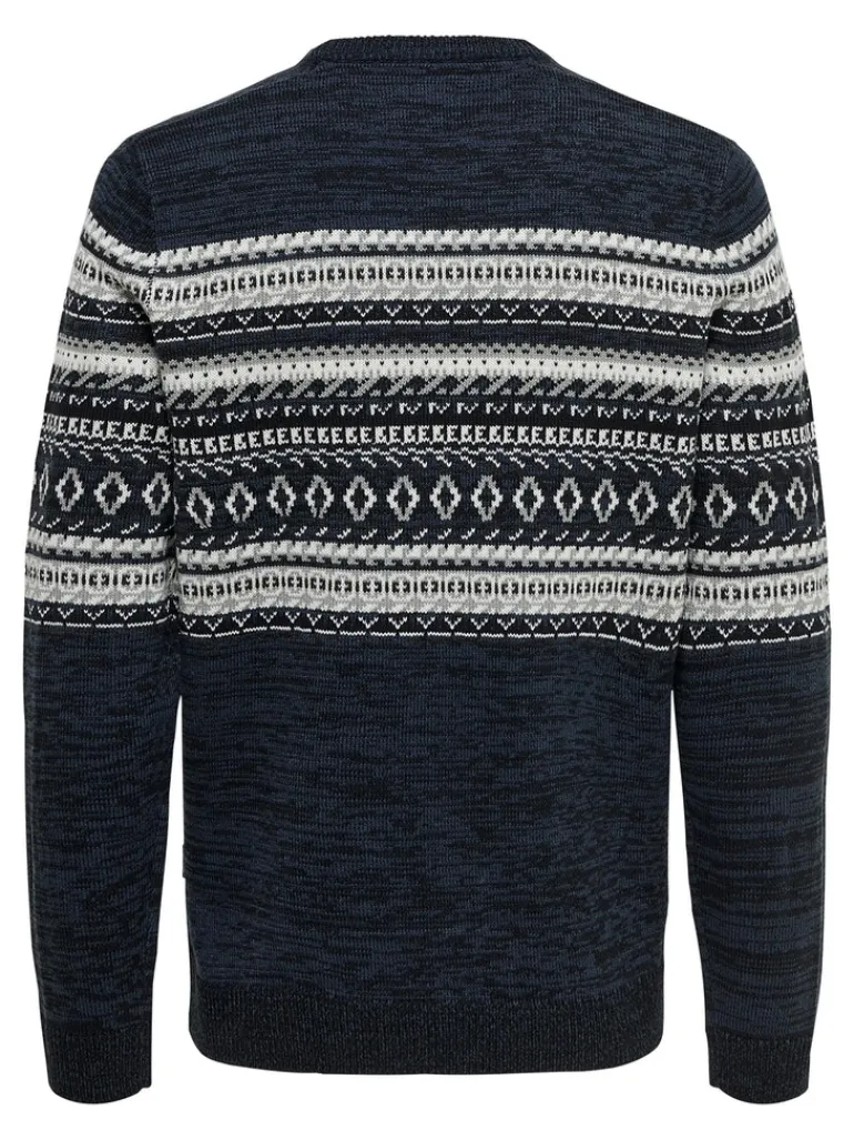 ONSLUDVIG 7 CHEST JAQ KNIT phantom