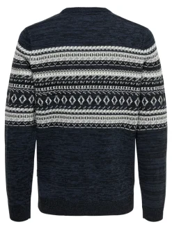 ONSLUDVIG 7 CHEST JAQ KNIT phantom