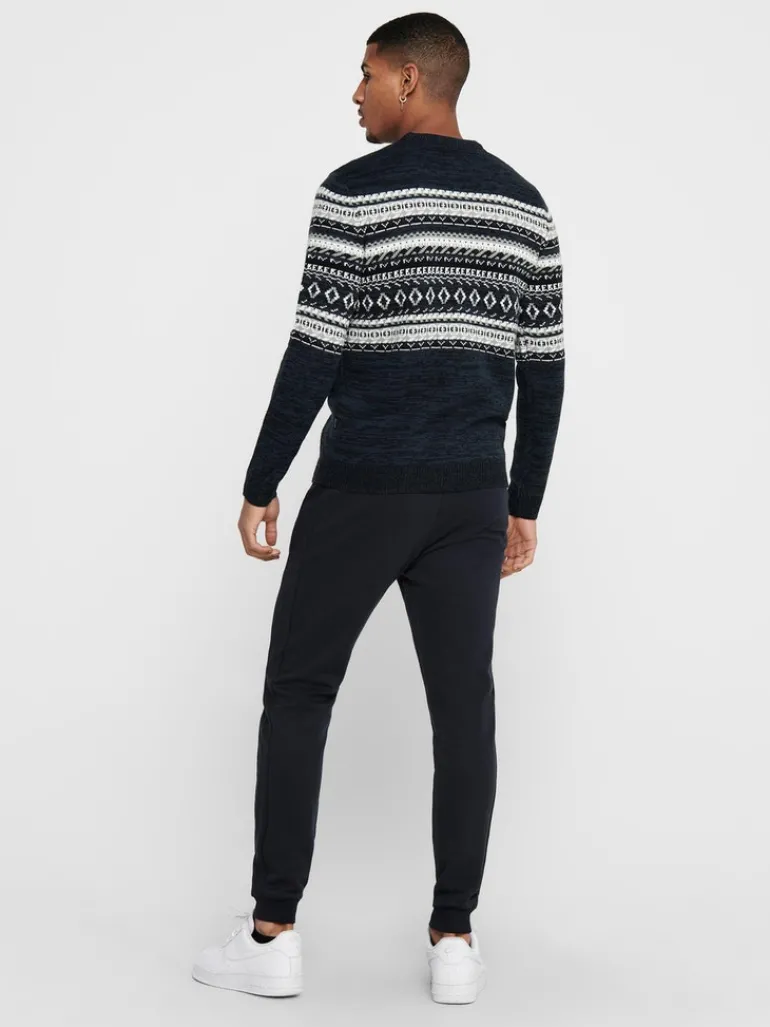 ONSLUDVIG 7 CHEST JAQ KNIT phantom