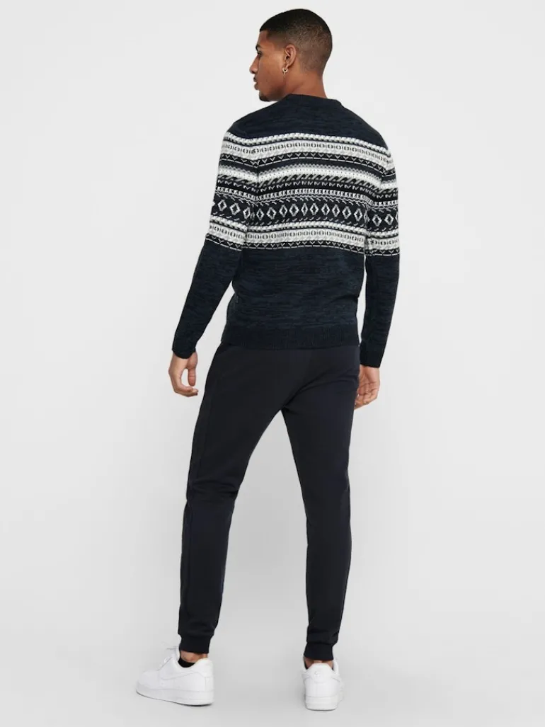 ONSLUDVIG 7 CHEST JAQ KNIT phantom