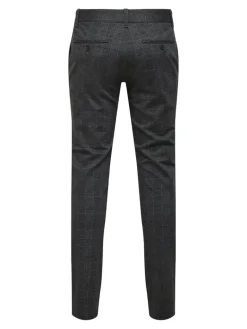 ONSMARK SLIM CHECK PANTS 9887 NOOS black
