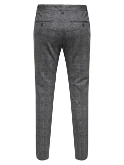 ONSMARK SLIM CHECK PANTS 9887 NOOS black