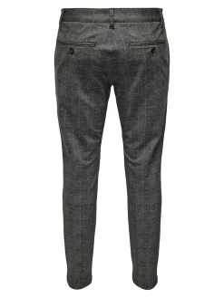 ONSMARK SLIM CHECK PANTS 9887 NOOS black