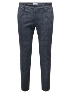 ONSMARK SLIM CHECK PANTS 9887 NOOS dress blues