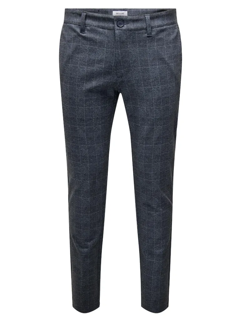 ONSMARK SLIM CHECK PANTS 9887 NOOS dress blues