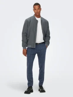 ONSMARK SLIM CHECK PANTS 9887 NOOS dress blues