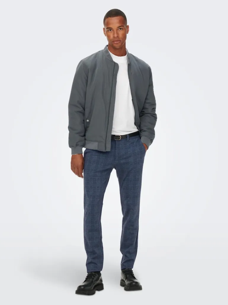 ONSMARK SLIM CHECK PANTS 9887 NOOS dress blues