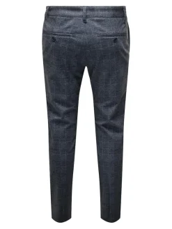 ONSMARK SLIM CHECK PANTS 9887 NOOS dress blues