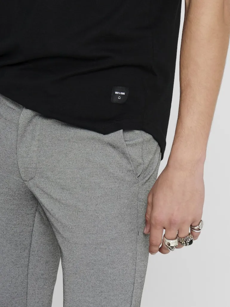 ONSMARK SLIM GW 0209 PANT NOOS medium grey melange