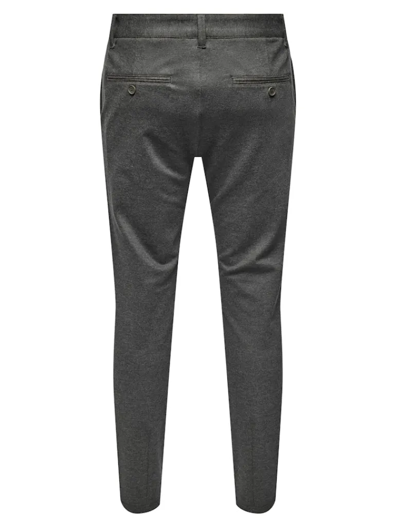 ONSMARK SLIM HERRINGBONE 2911 PANT NOOS slate black