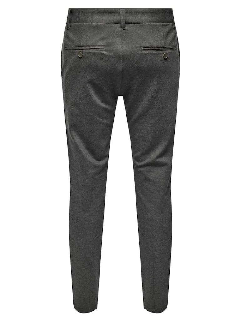 ONSMARK SLIM HERRINGBONE 2911 PANT NOOS slate black