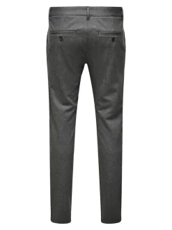 ONSMARK SLIM HERRINGBONE 2911 PANT NOOS black