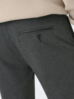 ONSMARK SLIM HERRINGBONE 2911 PANT NOOS black