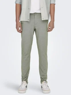 ONSMARK SLIM TAP 0209 MELANGE PANT NOOS olive night