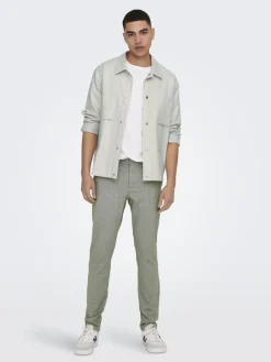 ONSMARK SLIM TAP 0209 MELANGE PANT NOOS olive night