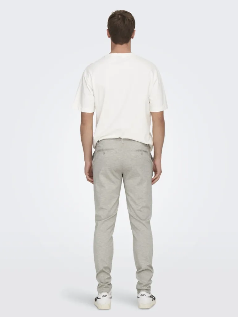 ONSMARK SLIM TAP 0209 MELANGE PANT NOOS chinchilla