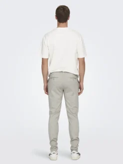 ONSMARK SLIM TAP 0209 MELANGE PANT NOOS chinchilla