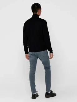 ONSMIKKEL 12 SOFT HIGH NECK KNIT black