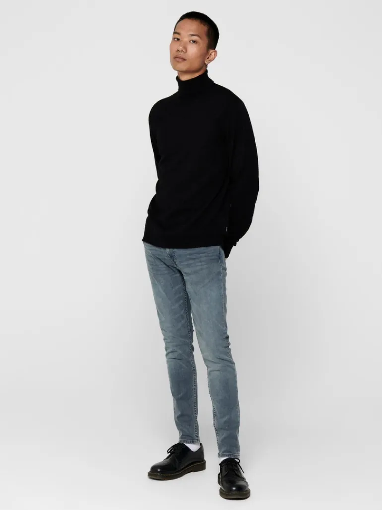 ONSMIKKEL 12 SOFT HIGH NECK KNIT black