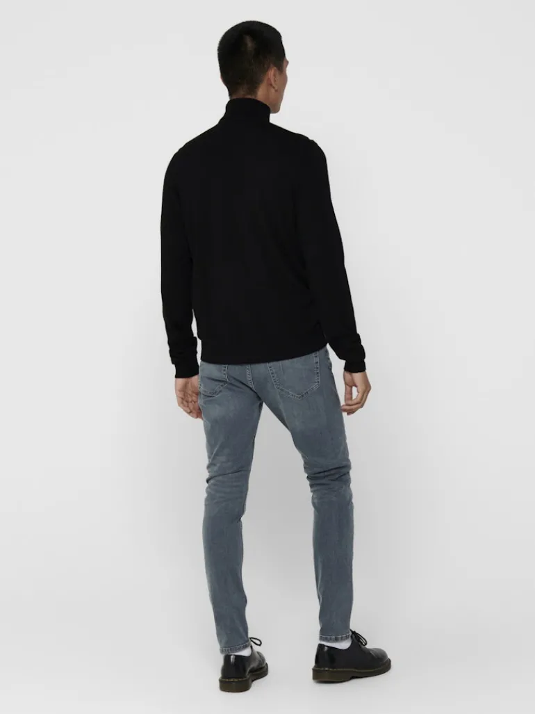 ONSMIKKEL 12 SOFT HIGH NECK KNIT black