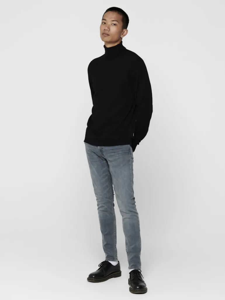 ONSMIKKEL 12 SOFT HIGH NECK KNIT black