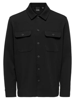 ONSNEWKODYL OVERSHIRT SWEAT NOOS black
