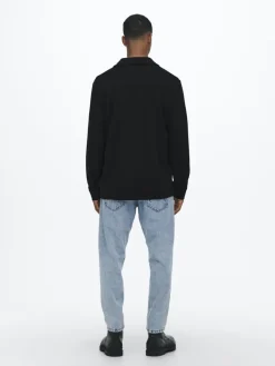 ONSNEWKODYL OVERSHIRT SWEAT NOOS black