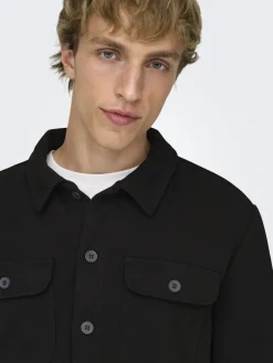 ONSNEWKODYL OVERSHIRT SWEAT NOOS black
