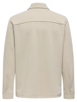 ONSNEWKODYL OVERSHIRT SWEAT NOOS silver lining