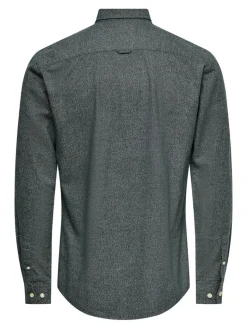 ONSNIKO LS MELANGE SHIRT peat