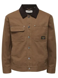 ONSTIMBER COTTON JACKET OTW rubber