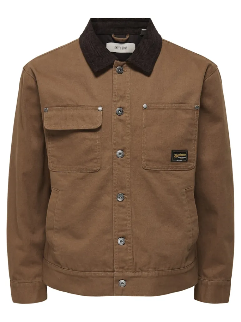 ONSTIMBER COTTON JACKET OTW rubber